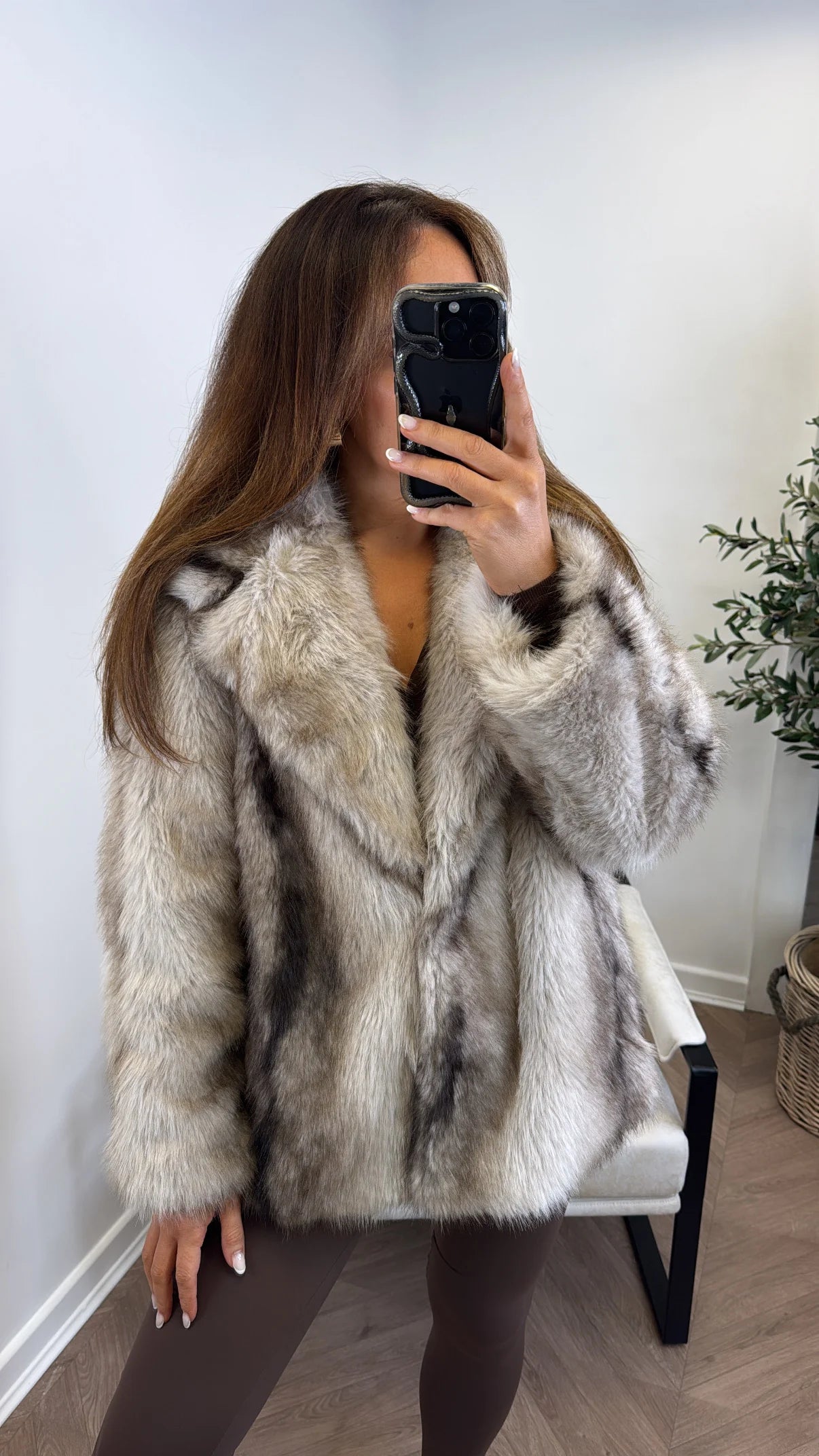 MOLLY faux fur jacket