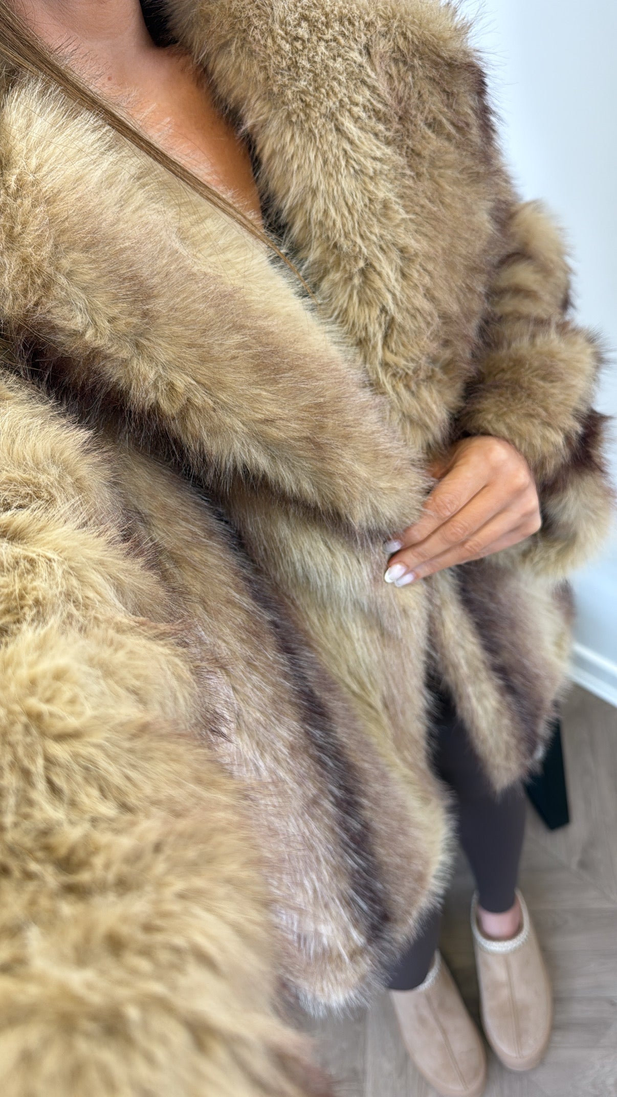 MOLLY faux fur jacket