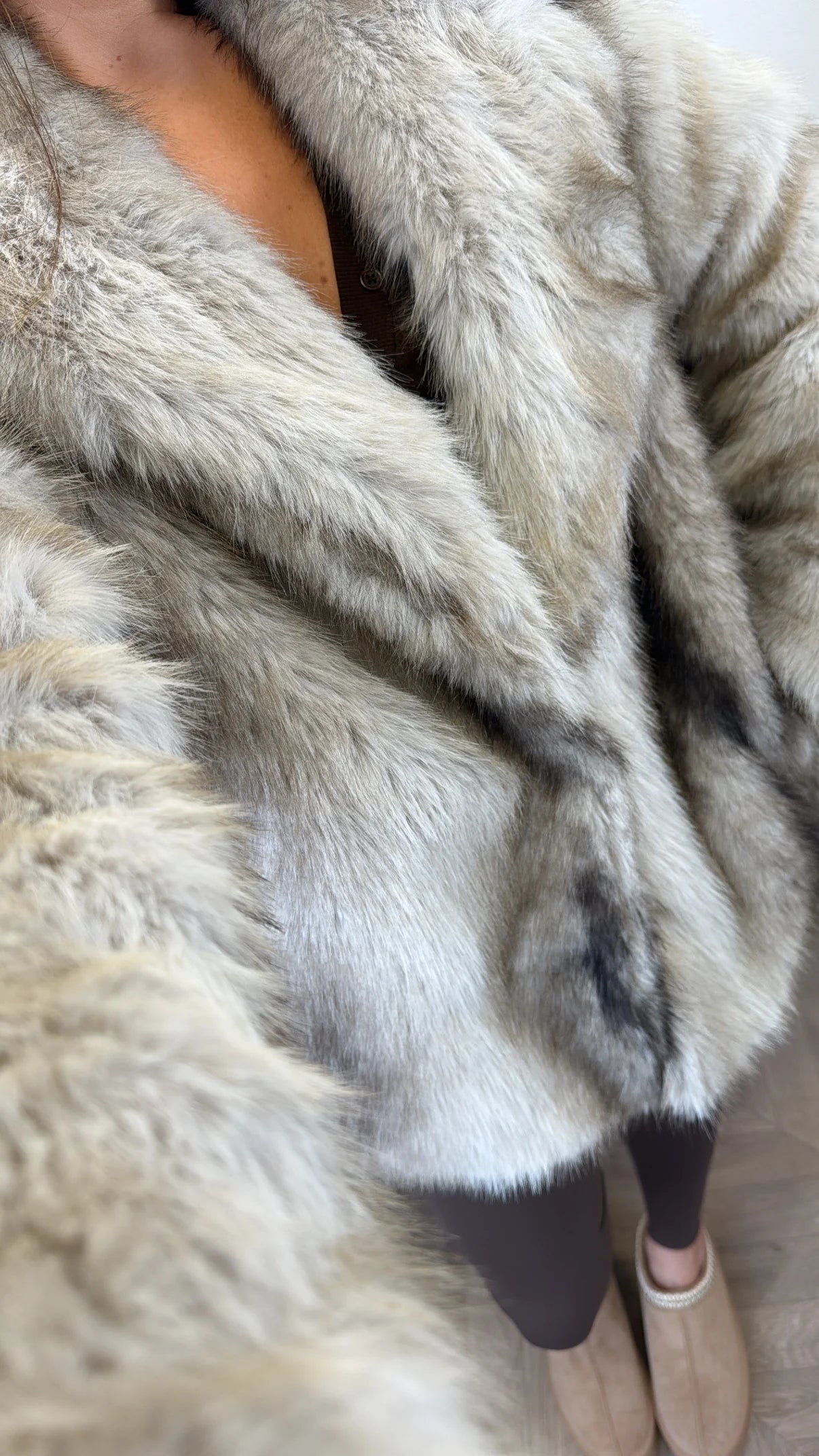 MOLLY faux fur jacket